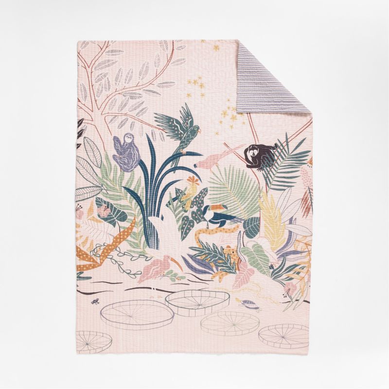 Rainforest Dreams Organic Cotton Kids Full/Queen Quilt - image 3 of 10