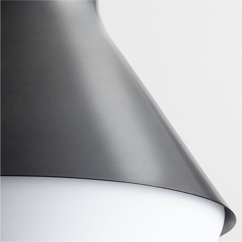 Rainier Black Conical Pendant Light - image 4 of 18