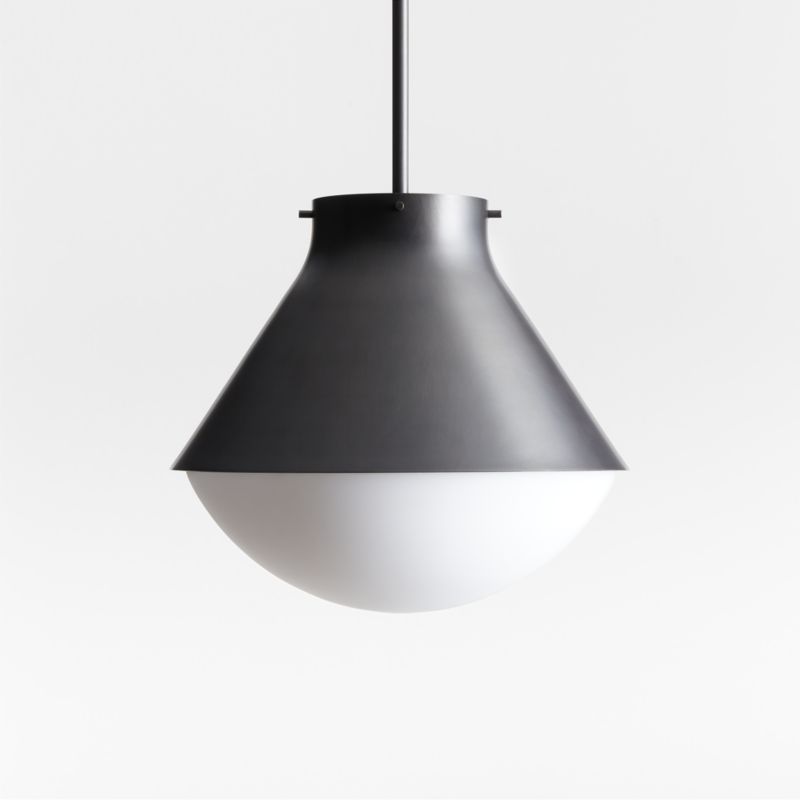 Rainier Black Conical Pendant Light - image 6 of 18