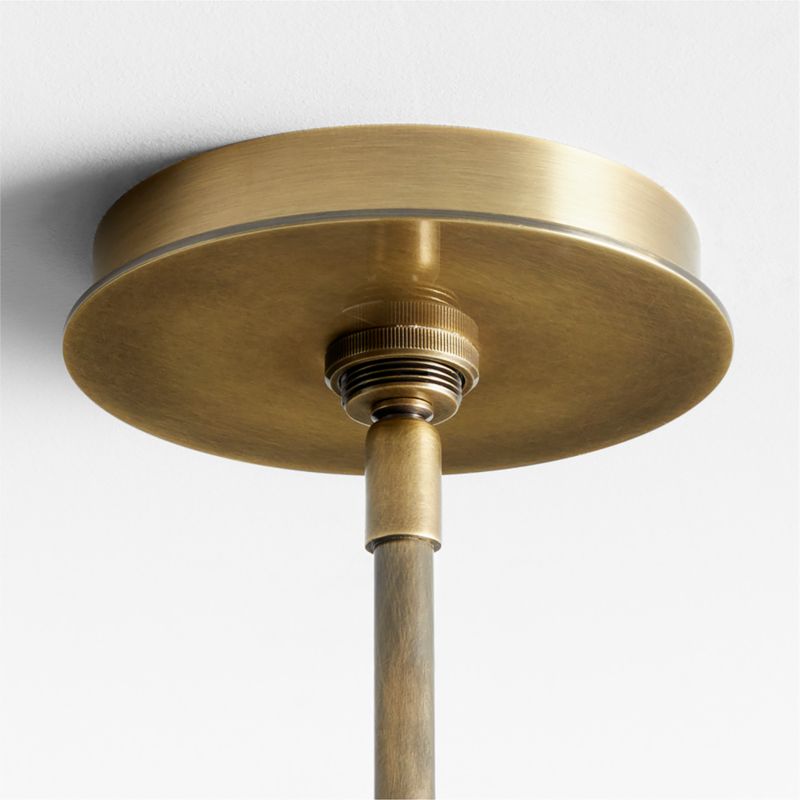 Rainier Brass Conical Pendant Light - image 5 of 18