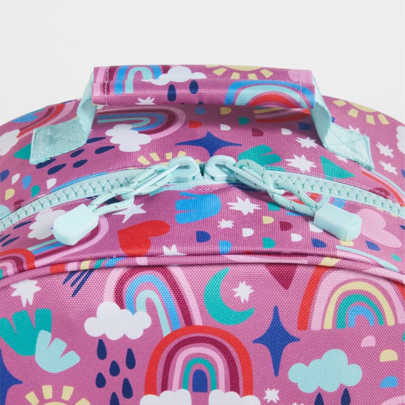 Rainy Rainbows Medium Kids Backpack with Side Pockets - image 6 of 12