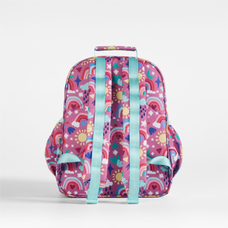 Rainy Rainbows Medium Kids Backpack with Side Pockets - image 5 of 12