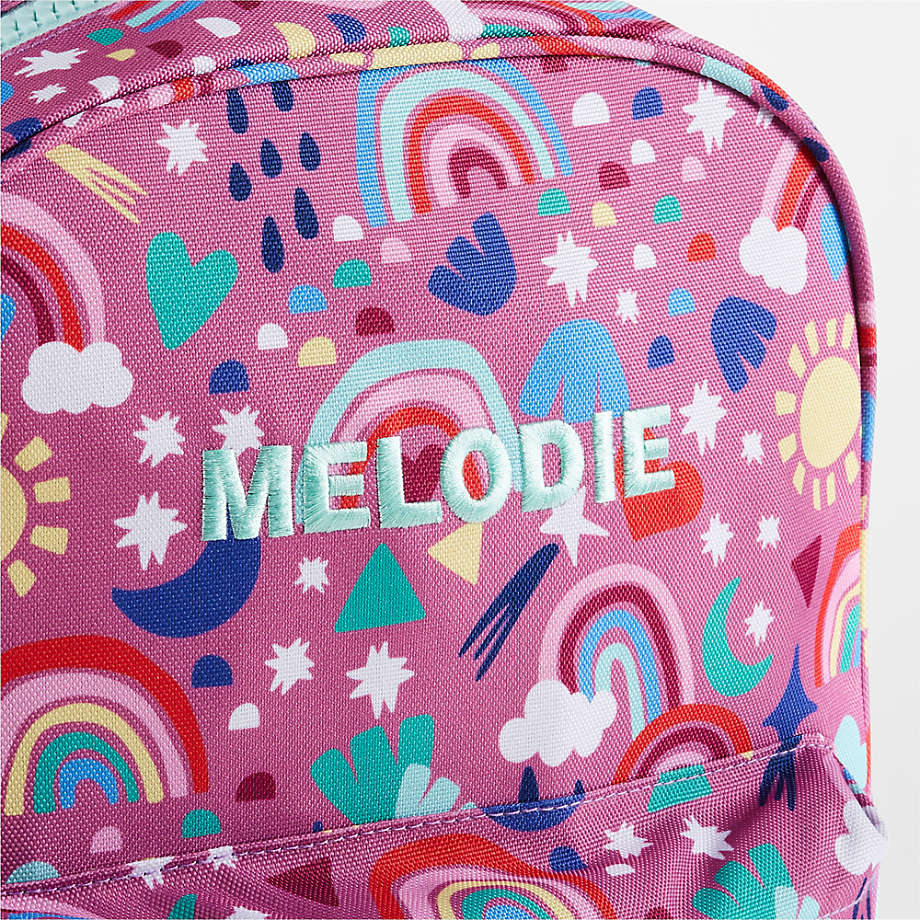 Rainy Rainbows Kids Backpacks and Lunch Box