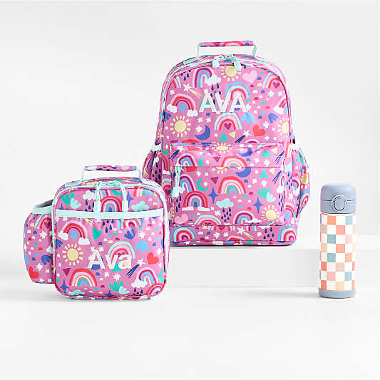 Rainy Rainbows Kids Backpack Bundle