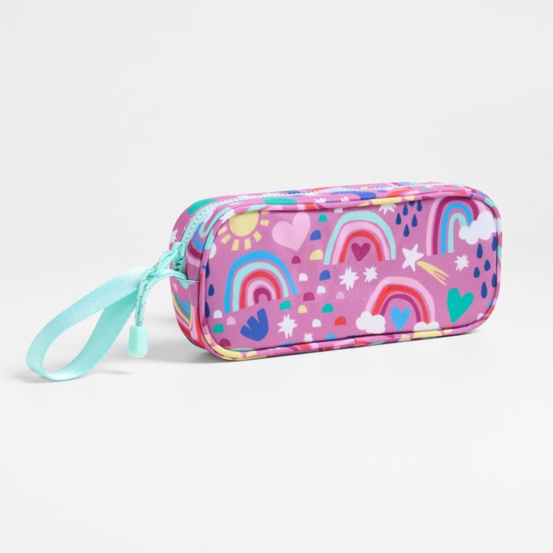 Rainy Rainbows Soft Kids Pencil Case