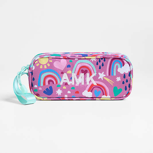 Rainy Rainbows Soft Kids Pencil Case