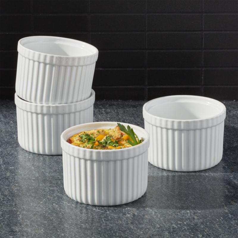 Tall White Porcelain Ramekin - image 5 of 12