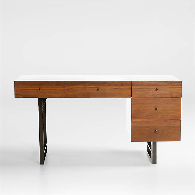 grant desk crate and barrel