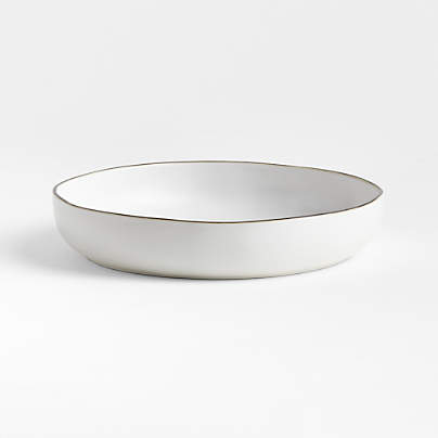 Range White Low Bowl