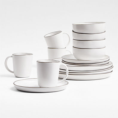 View Range 16-Piece Dinnerware Set by Leanne Ford details