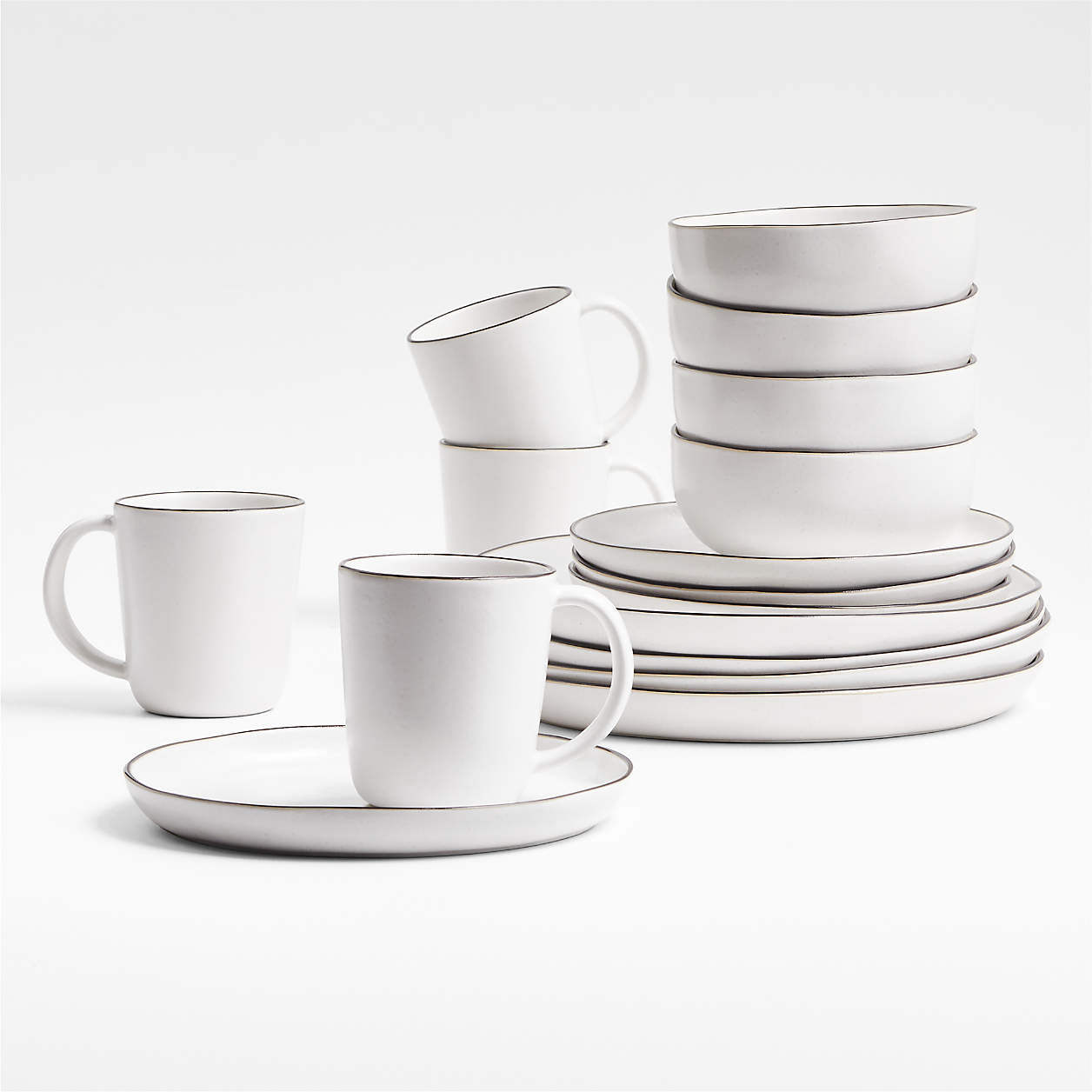 Range 16Piece Dinnerware Set by Leanne Ford + Reviews Crate & Barrel