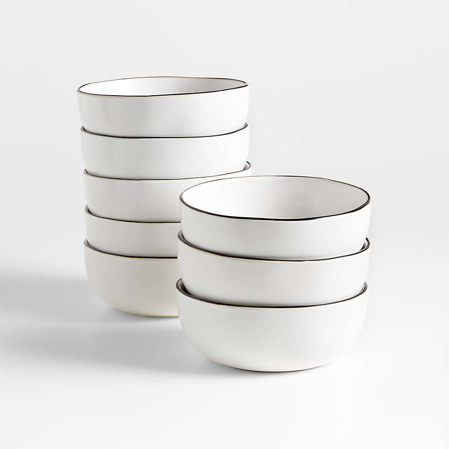 Range Cereal Bowls, Set of 8 + Reviews | Crate & Barrel