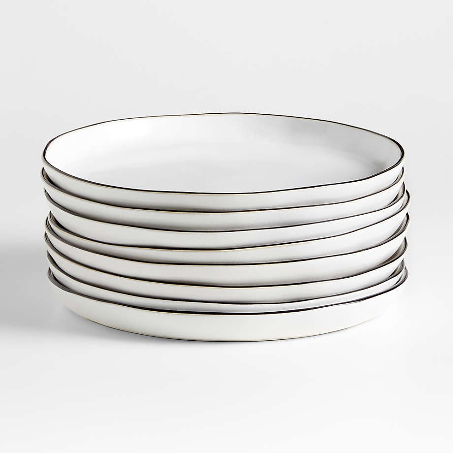 Range Dinner Plates, Set of 8 + Reviews | Crate & Barrel