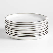Range Dinner Plates, Set of 8 | Crate & Barrel