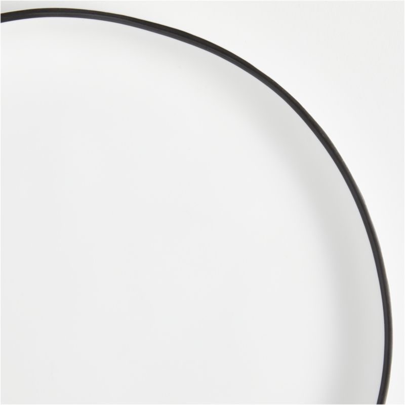 Range White Outdoor Melamine Dinner Plate by Leanne Ford