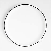 Range White Outdoor Melamine Dinner Plate by Leanne Ford + Reviews | Crate & Barrel