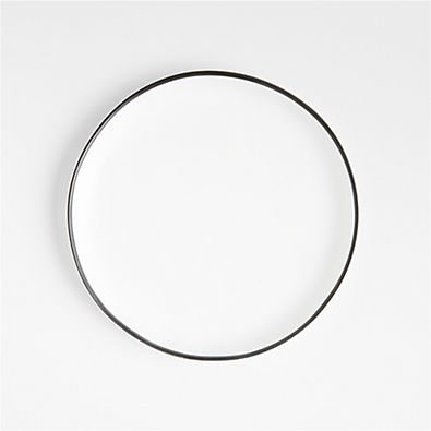 View Range White Outdoor Melamine Salad Plate by Leanne Ford details