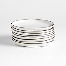 Range Salad Plates, Set of 8 | Crate & Barrel