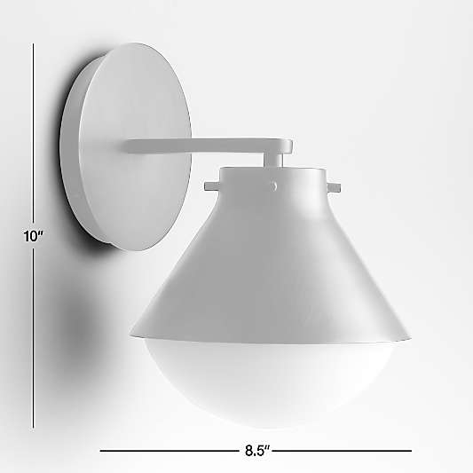 Rainier Brass Conical Wall Sconce Light