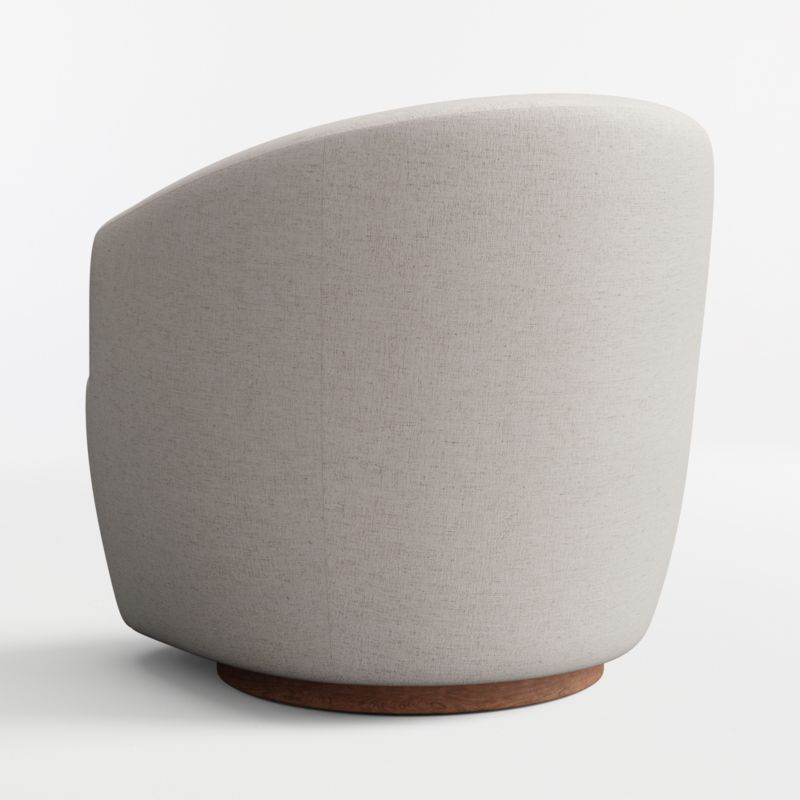 Rapallo Wood Swivel Accent Chair - image 4 of 5