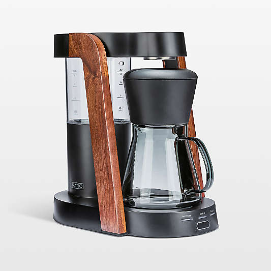 Ratio Eight Series 2 Matte Black and Walnut Coffee Maker