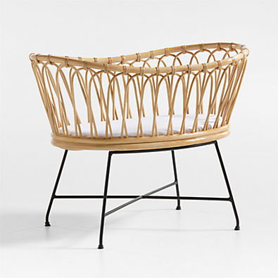 View Rattan Baby Bassinet details