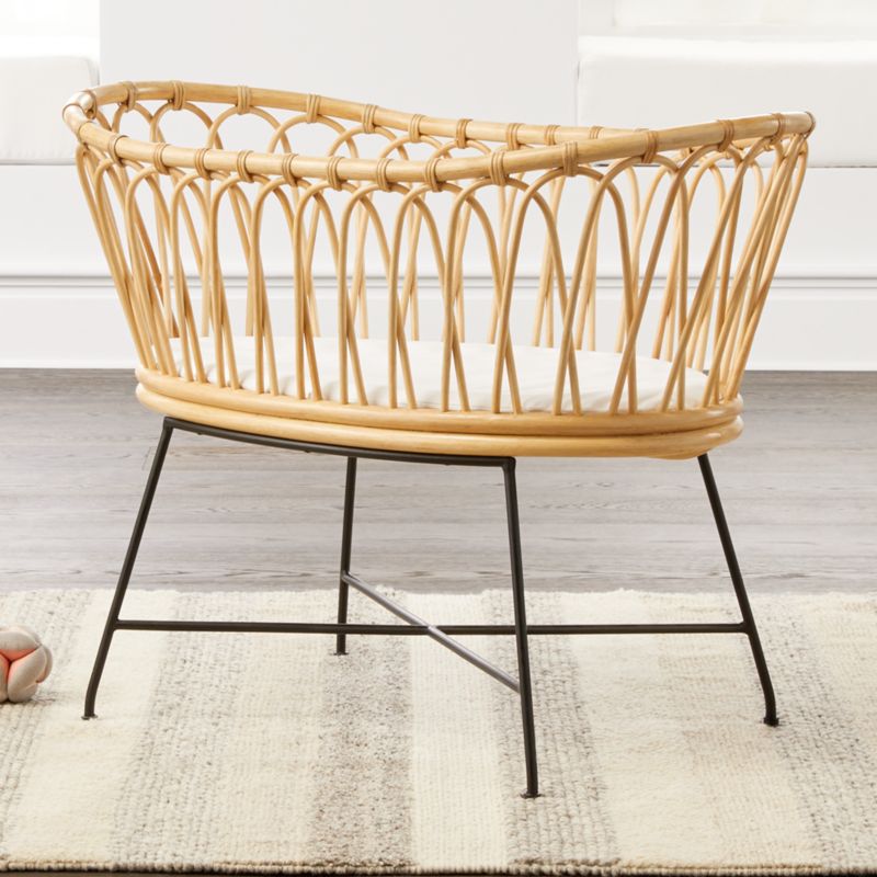 Baby wicker bassinet hotsell