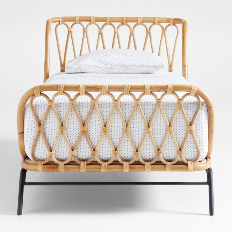 Rattan Kids Twin Bed - image 3 of 12