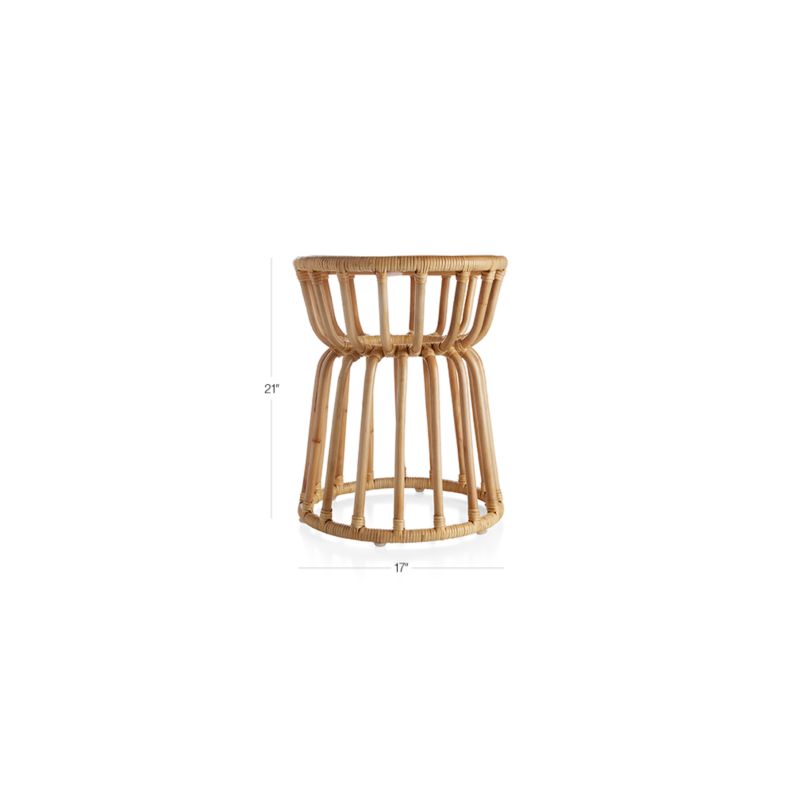 Rattan Nursery Side Table