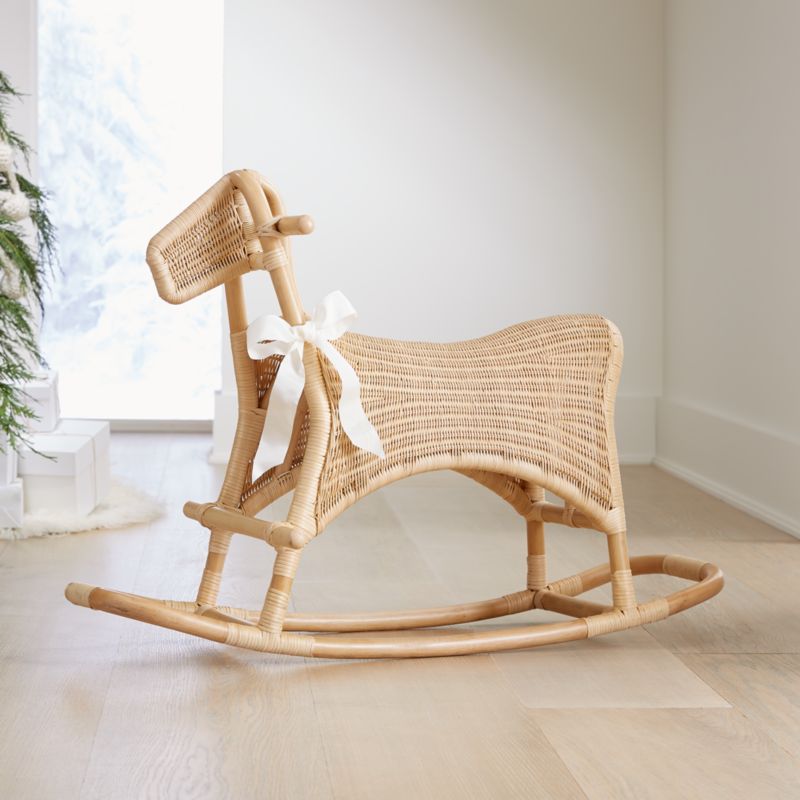 Rattan Toddler Rocking Horse - image 8 of 17