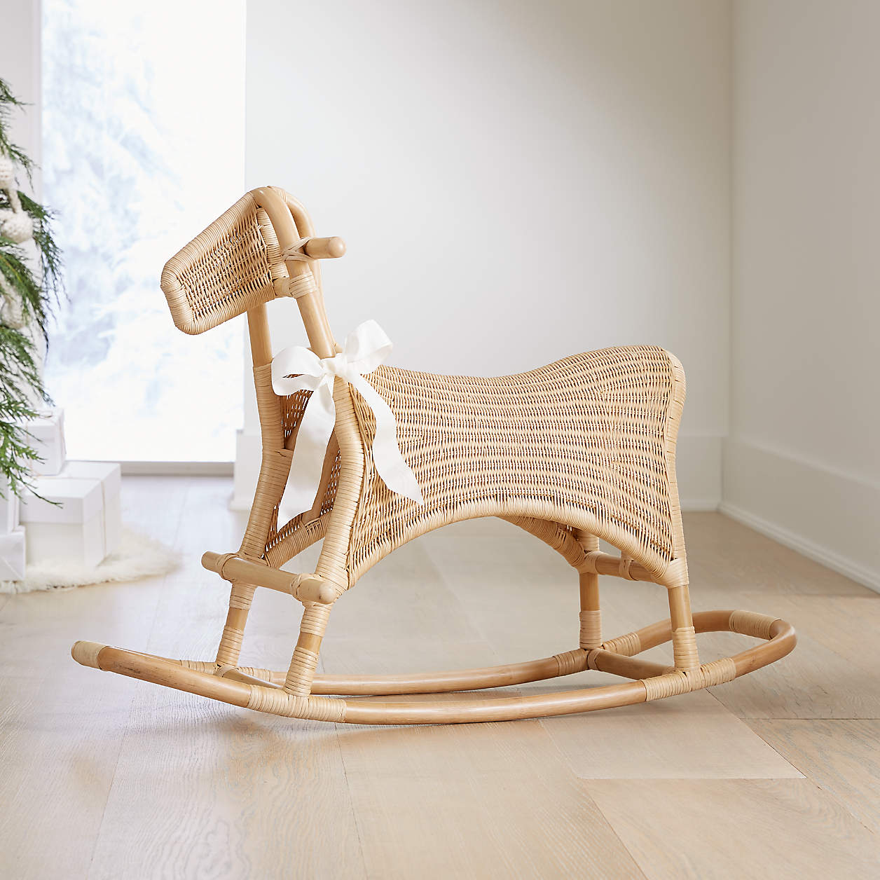 Rattan Rocking Horse