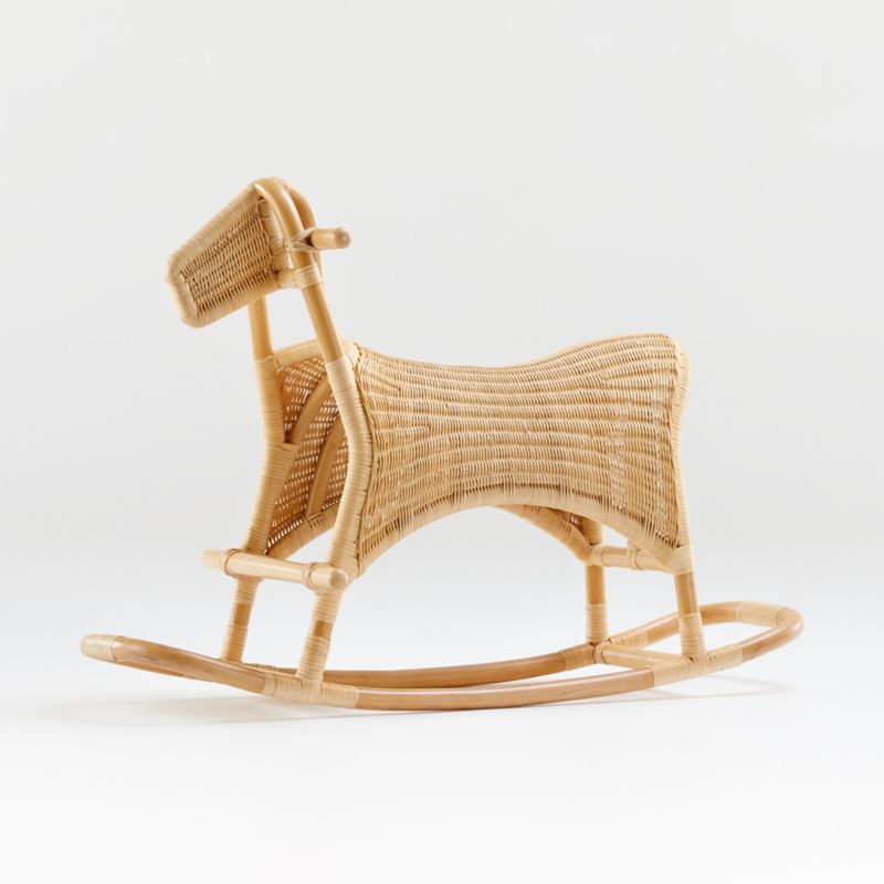 Rattan Toddler Rocking Horse - image 0 of 17