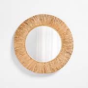 Jenny Lind Maple Wood Round Kids Wall Mirror