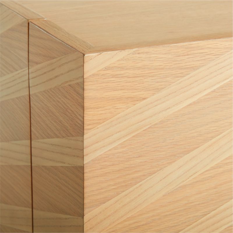 Raya Natural Wood Sideboard Cabinet - image 11 of 12