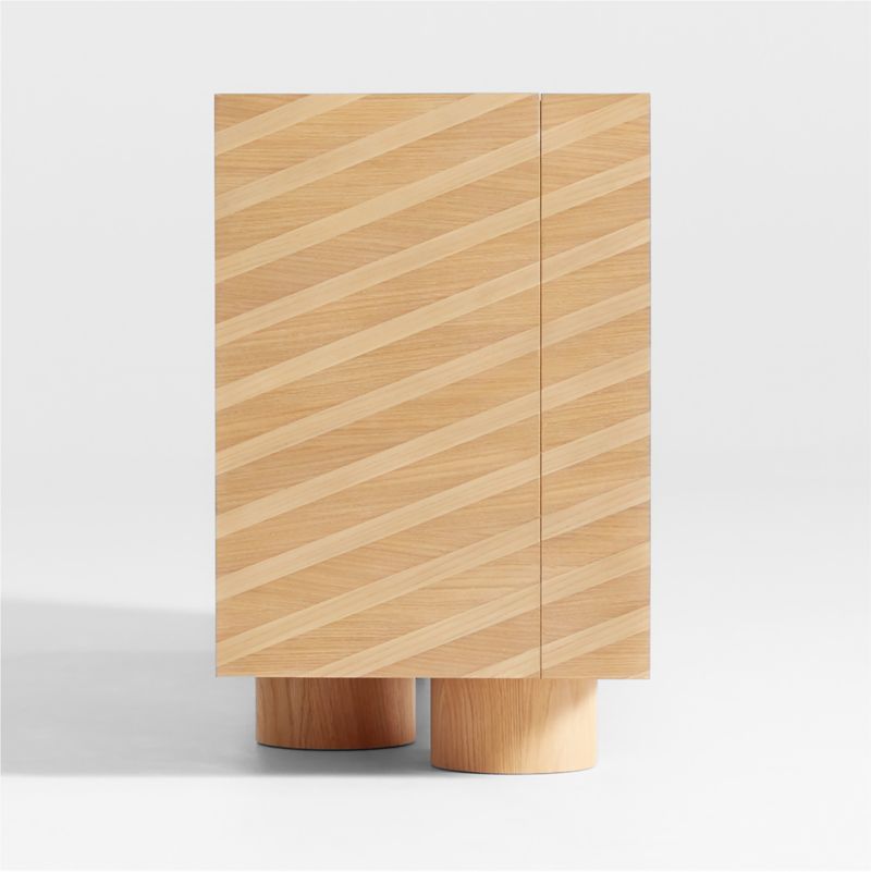 Raya Natural Wood Sideboard Cabinet - image 9 of 12