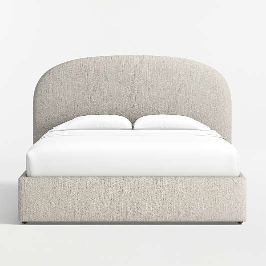Rayna Curved Upholstered Queen Bed