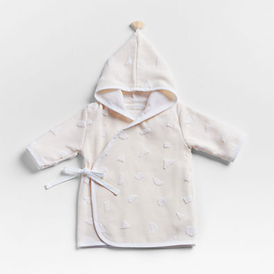 View Razz Peach Organic Baby Bath Robe details