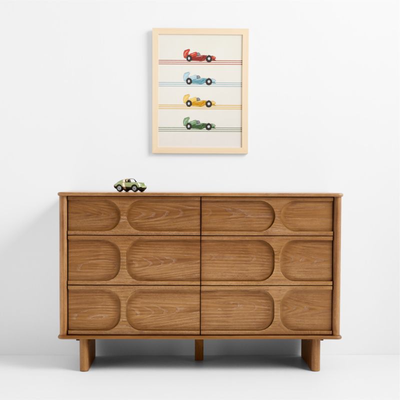 Race Car Line Up Wall Art Print - image 2 of 5