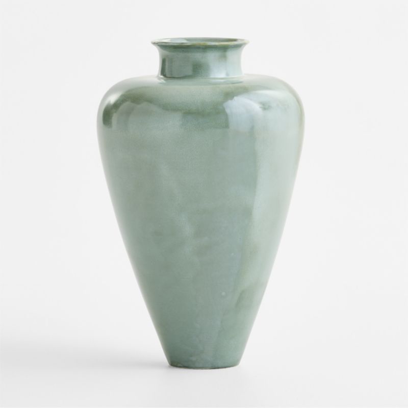 Rochester Large Mint Ceramic Vase 17" - image 5 of 6