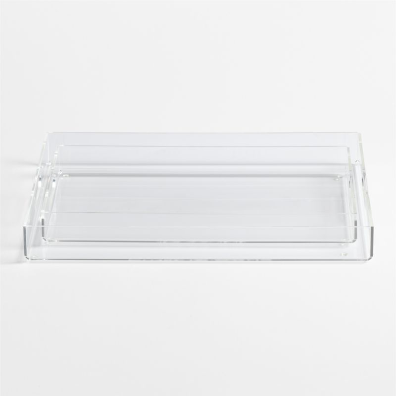 Small Acrylic Decorative Tray 16"x10" Rectangle - image 5 of 6