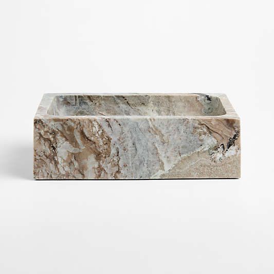 Rectangle Marble Decorative Catchall Tray