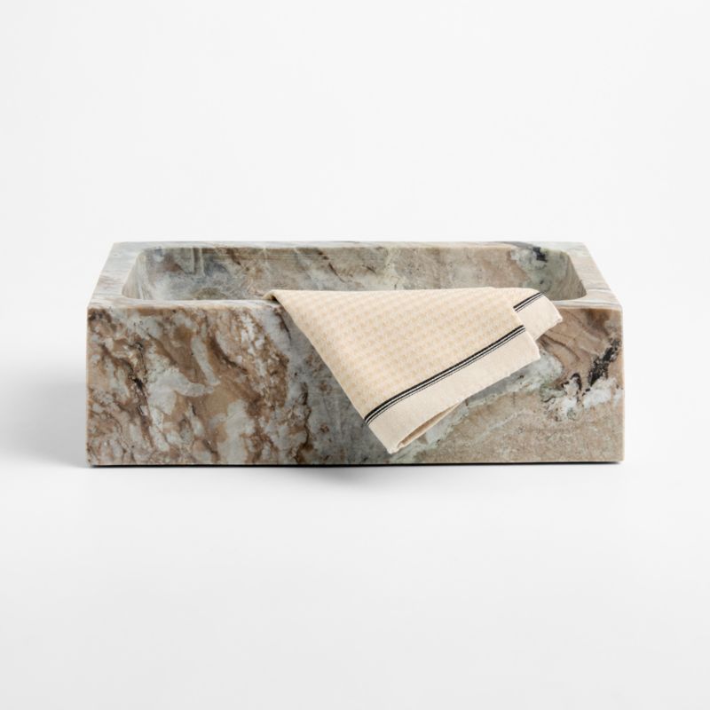 Rectangle Marble Decorative Catchall Tray - image 1 of 3