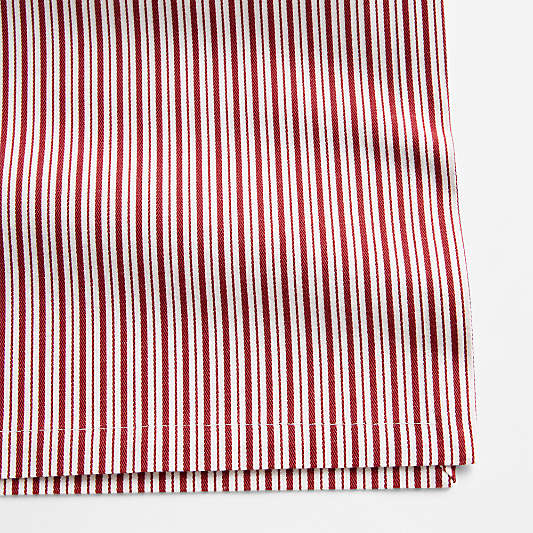 Red Stripe Napkins, Set of 4