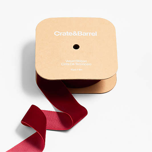 Red Velvet Holiday Ribbon 1.5"