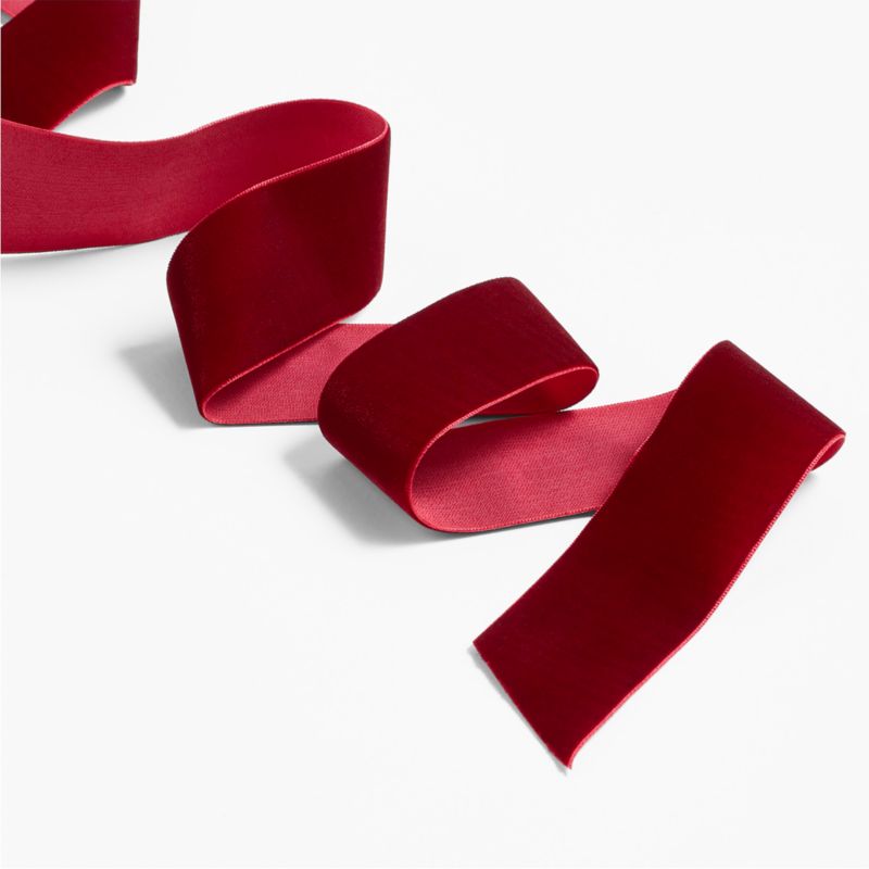 Red Velvet Holiday Ribbon 1.5" - image 2 of 3
