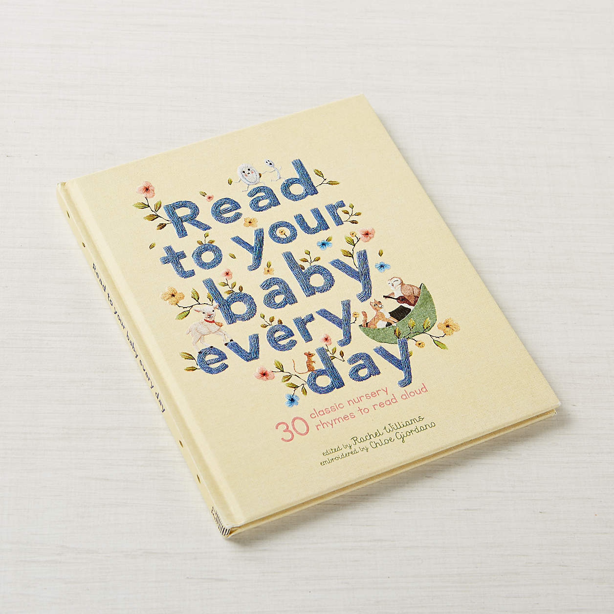 read to your baby every day nursery rhyme book