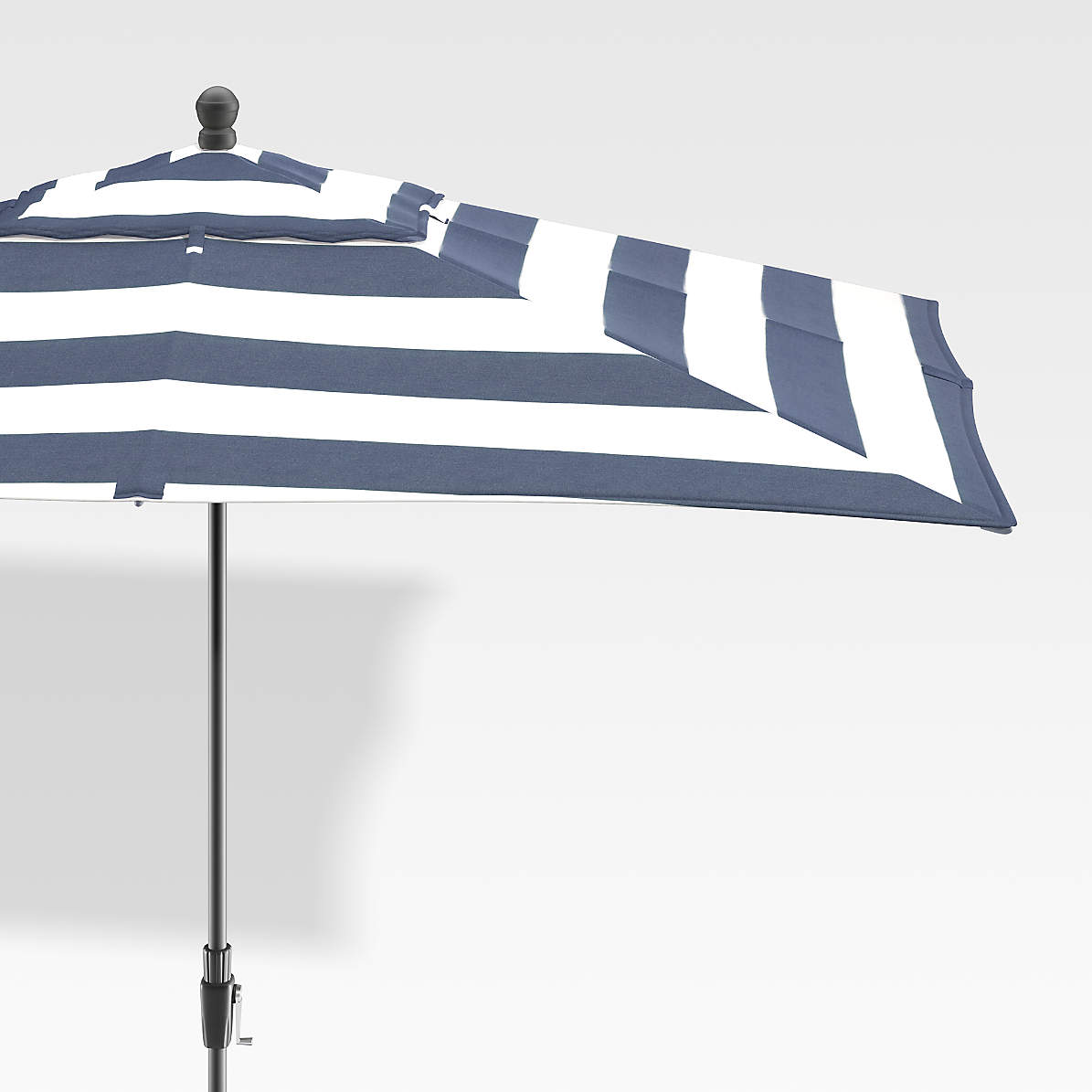striped rectangle patio umbrella