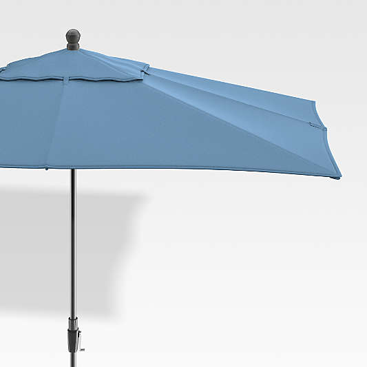 10' Rectangular Sunbrella ® Sapphire Patio Umbrella with Frame