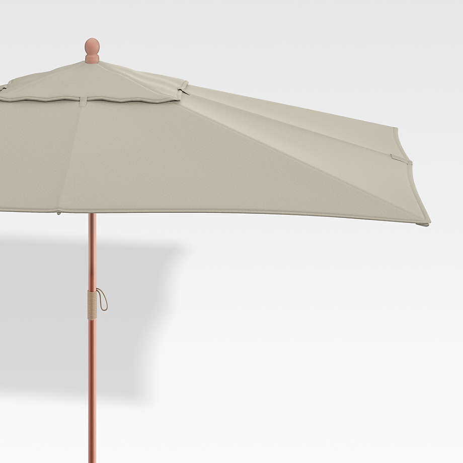 10 Ft Rectangular Patio Umbrella + Reviews Crate and Barrel