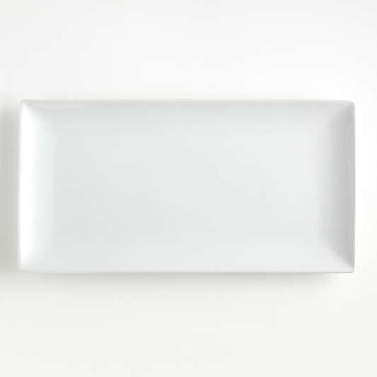 White Serving Platters Crate and Barrel